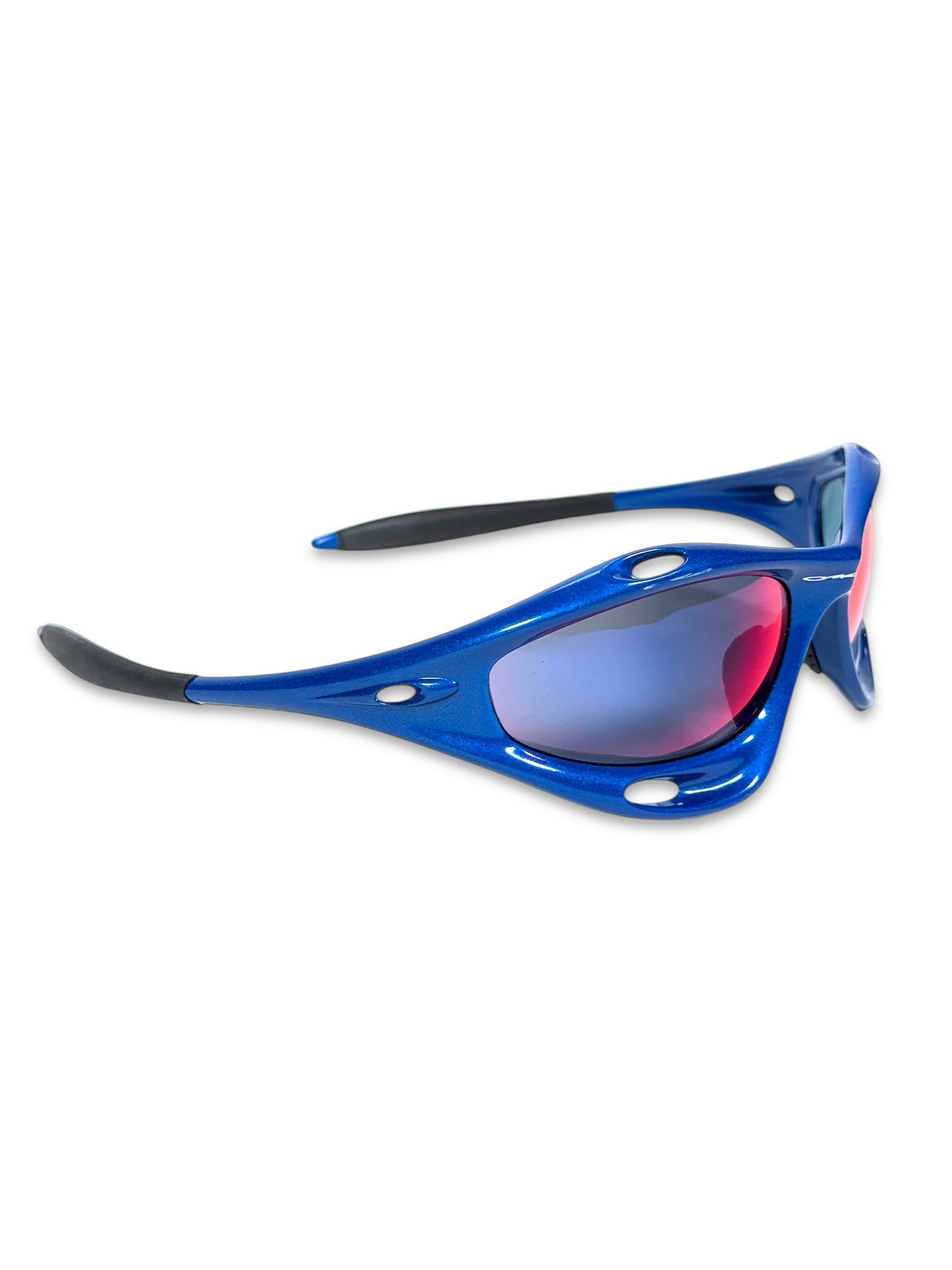 Oakley Racing Jacket Blue/Red Sunglasses