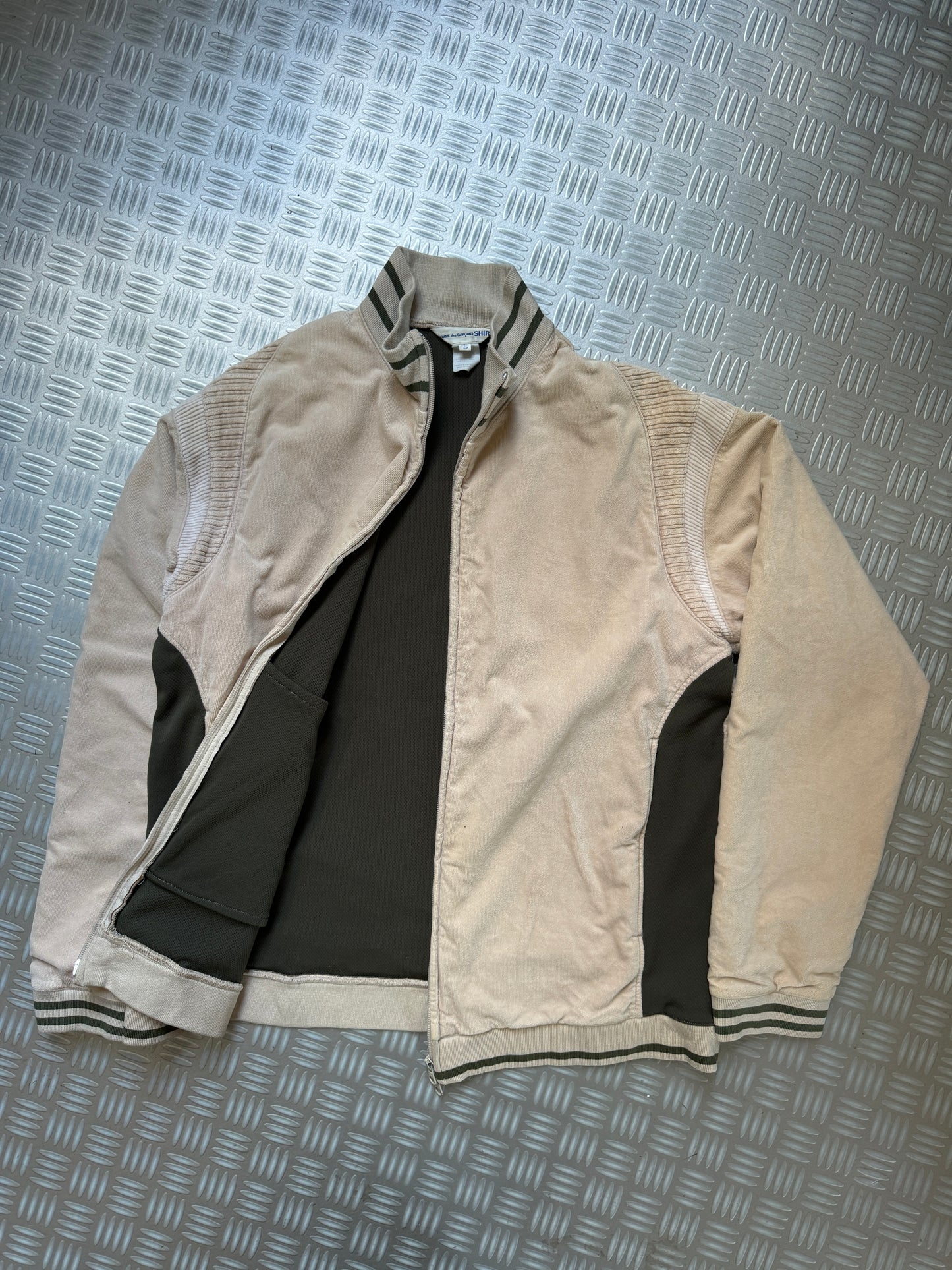 Early 2000's Comme Des Garcons SHIRT Panelled Baby Cord Jacket