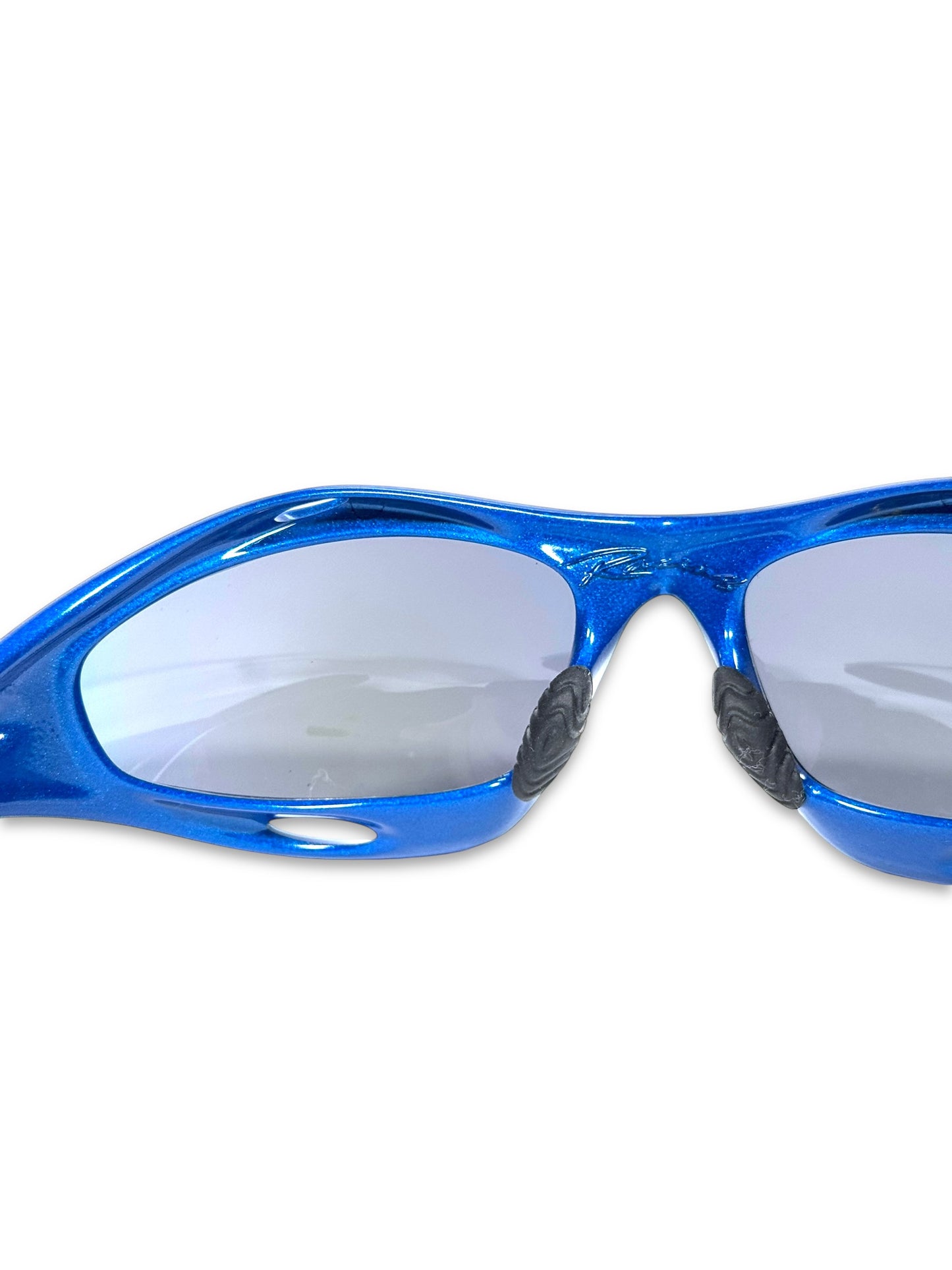 Oakley Racing Jacket Blue/Red Sunglasses