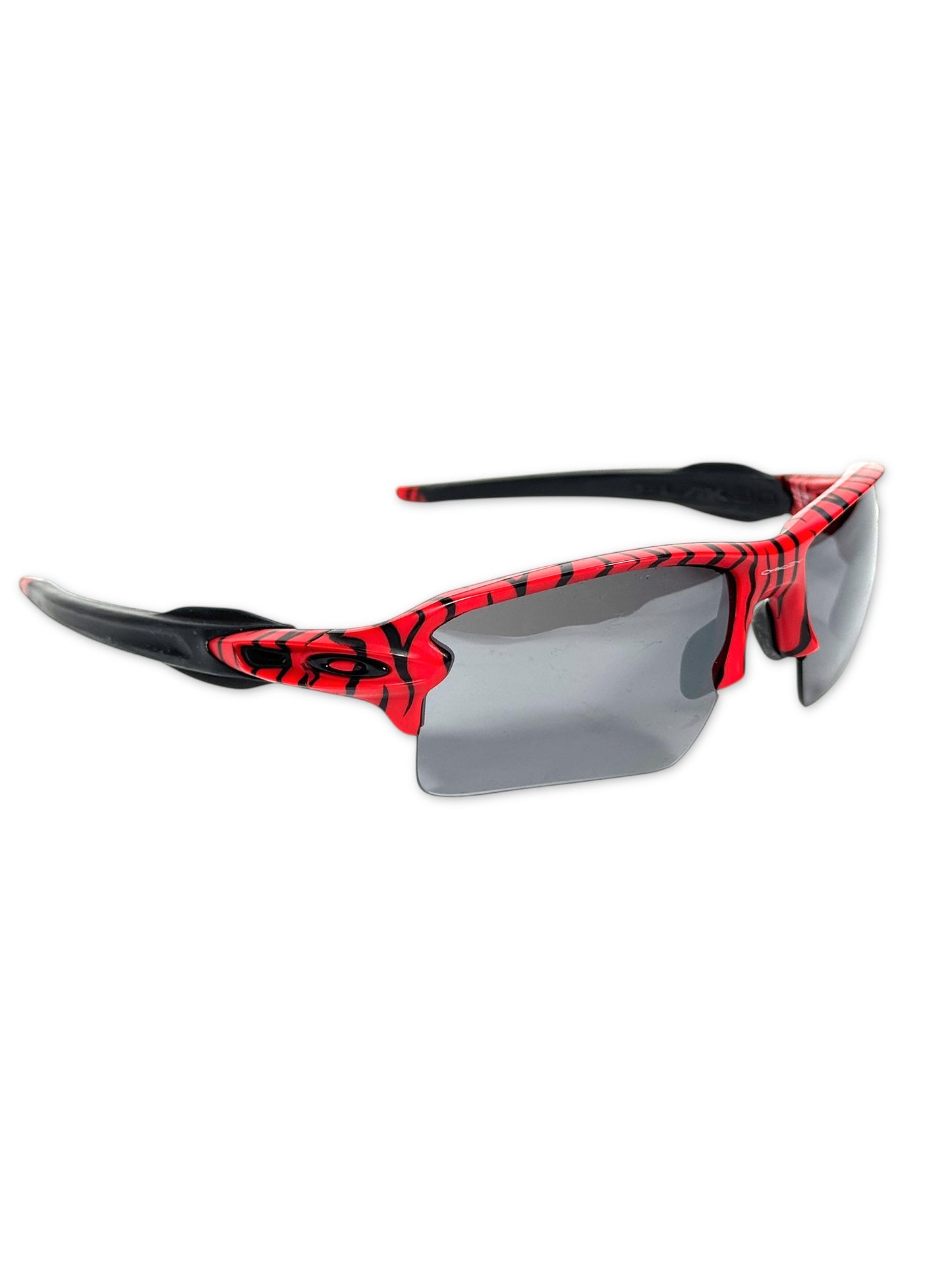 Early 2000's Oakley Flak 2.0 XL Red Tiger Sunglasses