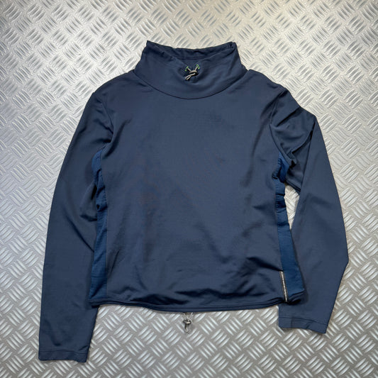 Early 2000's Marithe + Francois Girbaud Mock Neck Technical Top