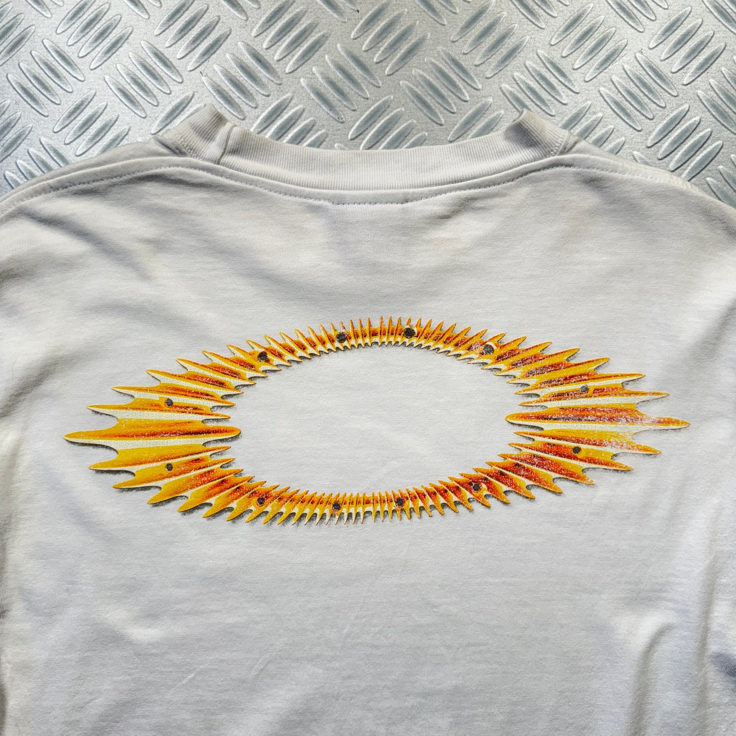 Early 2000's Oakley Flame Longsleeve Tee - Small