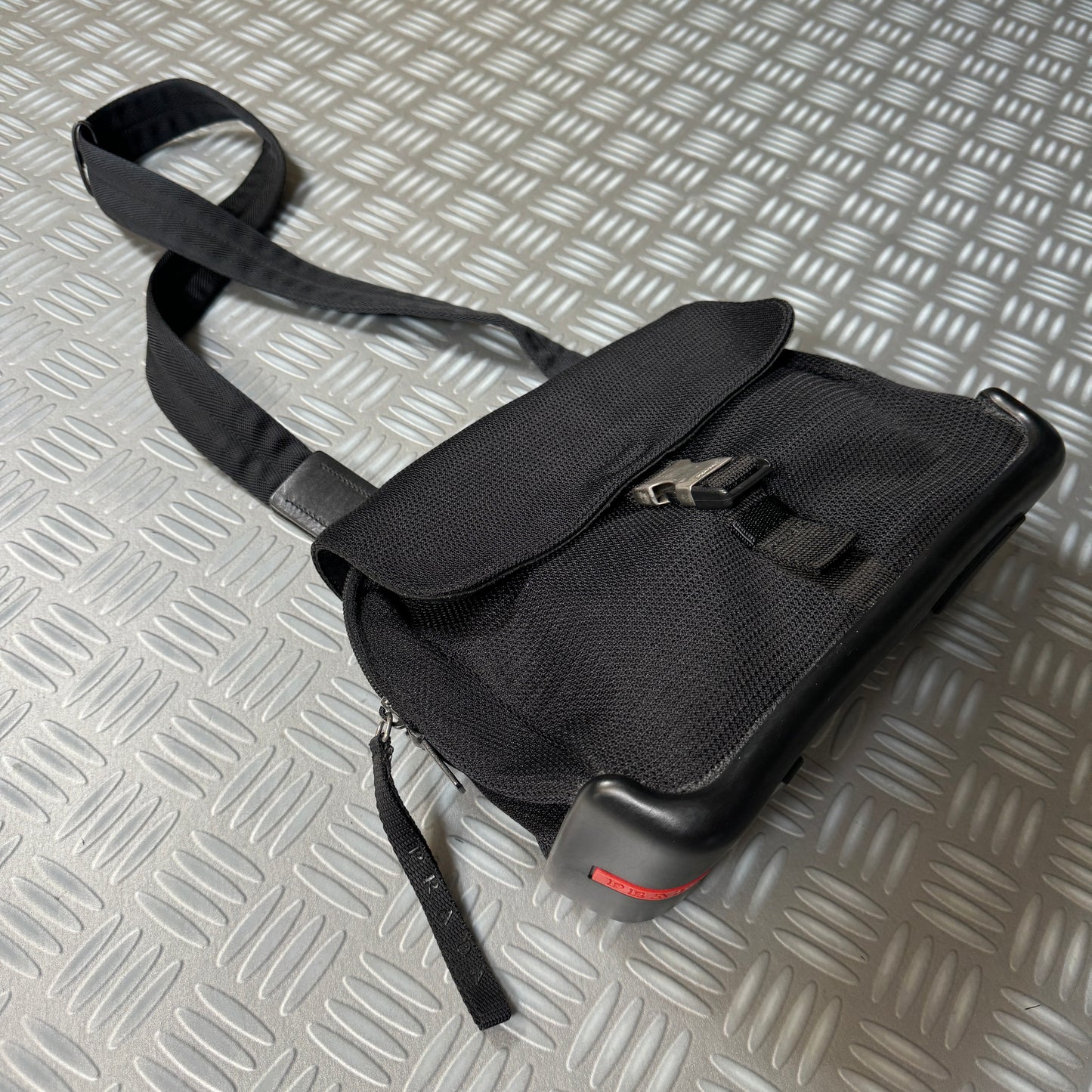 SS99' Prada Sport Jet Black Side Bag