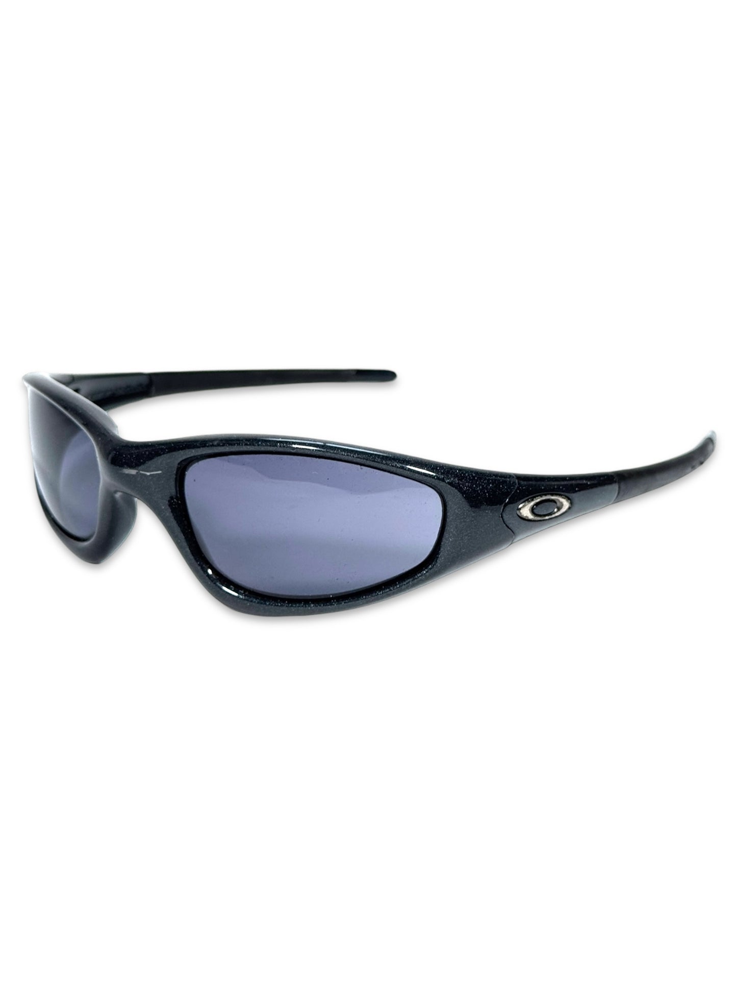 Oakley Straight Jacket Black Glitter Sunglasses