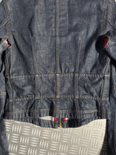 Load image into Gallery viewer, Early 2000&#39;a Prada Sport Cropped Lace Denim Jacket