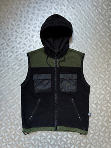 Early 2000's Stüssy Outdoor Hooded Vest - Medium