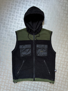 Early 2000's Stüssy Outdoor Hooded Vest - Medium