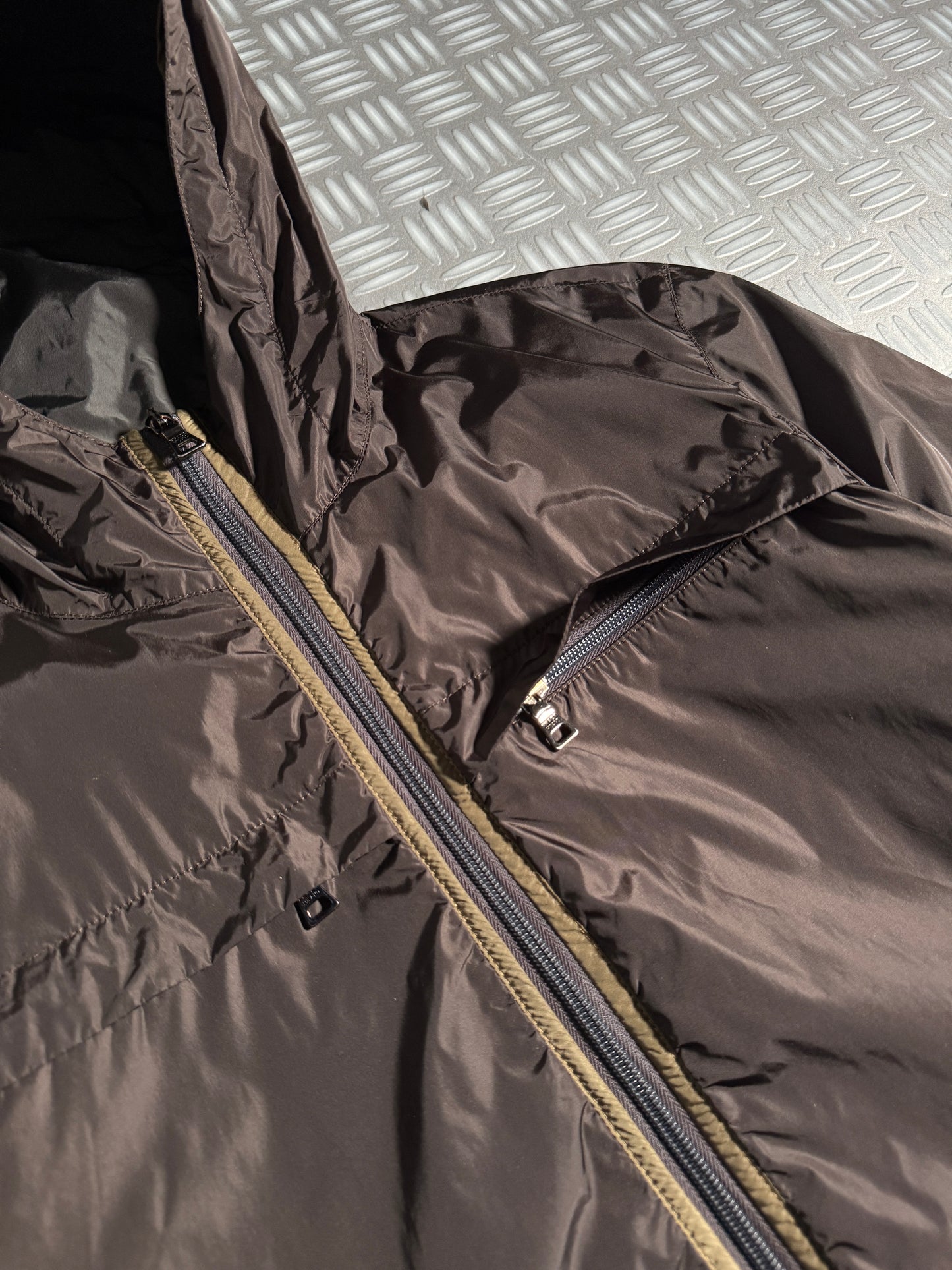Early 2000's Prada Sport Nylon Hooded Jacket - Small / Medium