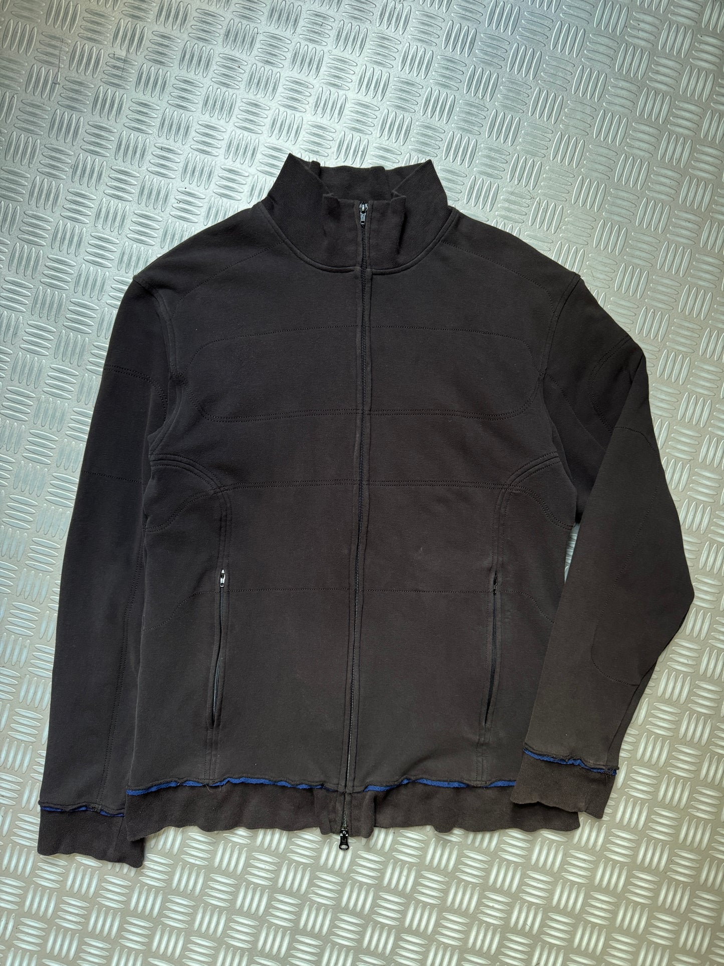 Early 2000's Comme Des Garcons SHIRT Mesh Raw Edge Track Jacket