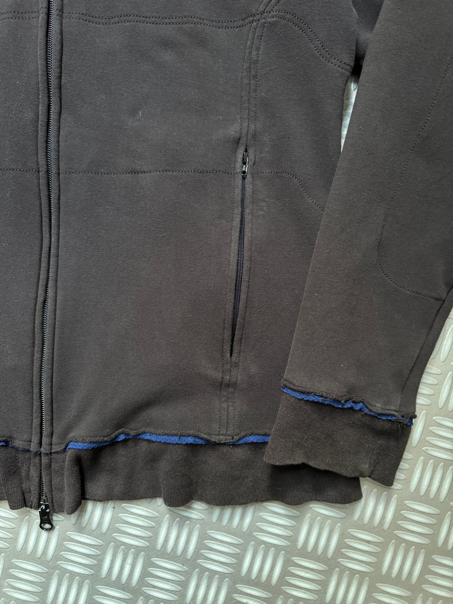 Early 2000's Comme Des Garcons SHIRT Mesh Raw Edge Track Jacket