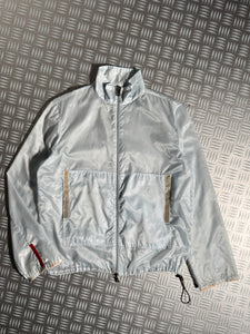 SS00' Prada Sport Baby Blue Cropped Semi Transparent 3M Jacket