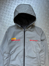 Carica l&#39;immagine nel visualizzatore di Gallery, Prada Luna Rossa Metallic Grey Waterproof Shell Jacket - Medium &amp; Large