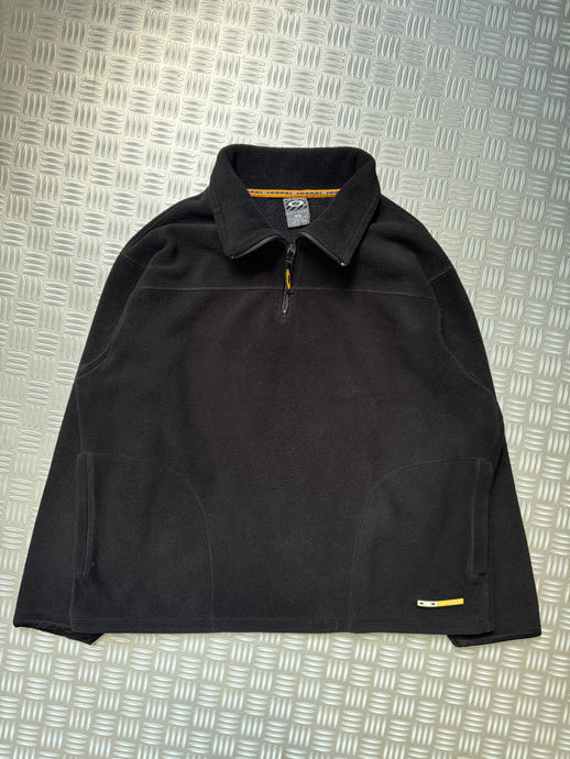 Oakley Software Jet Black 1/4 Zip Fleece - Extra Large / Extra Extra Large