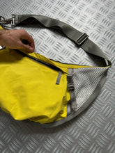 画像をギャラリービューアに読み込む, Early 2000&#39;s Prada Sport Bright Yellow Mesh Cross Body Sling Bag