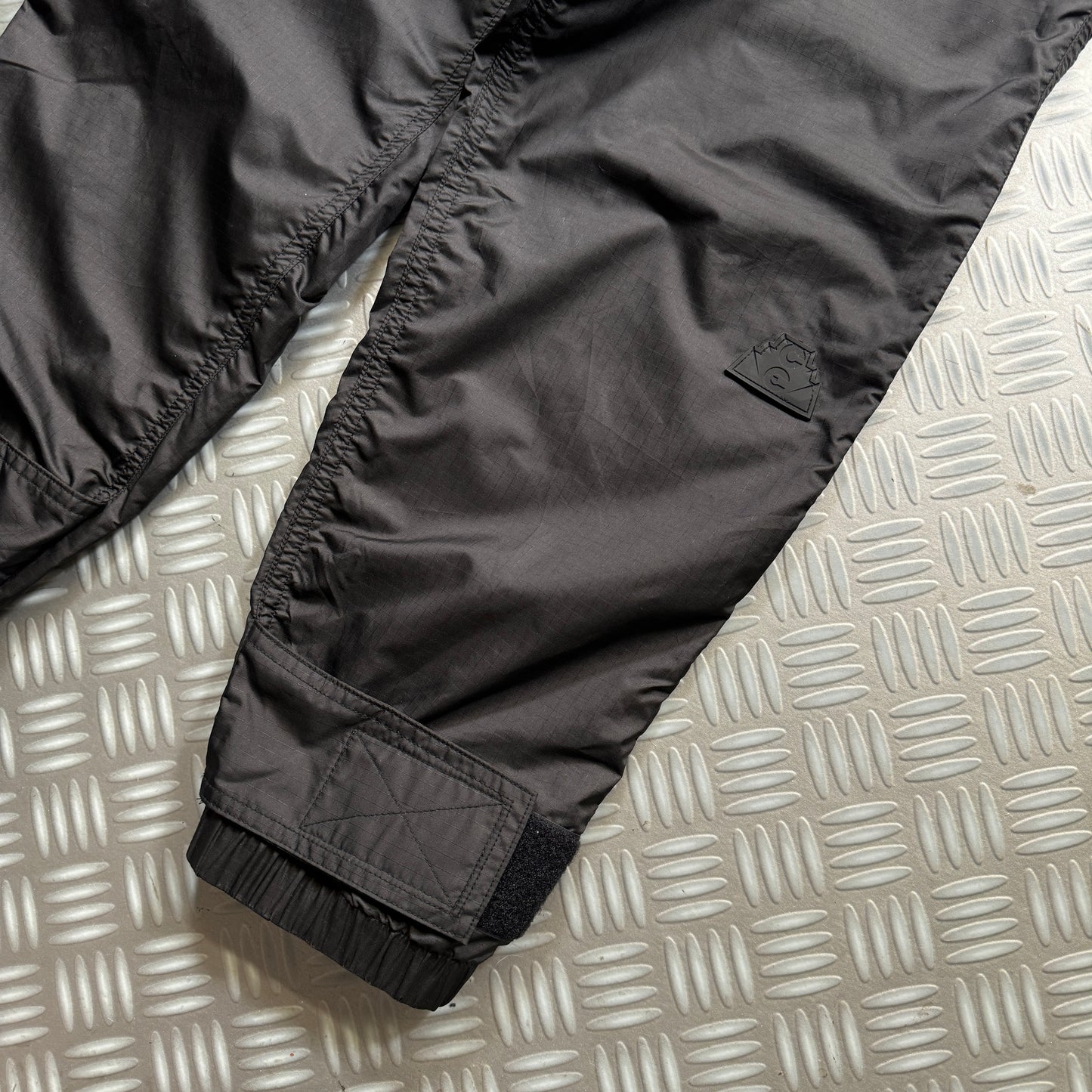 Cav Empt Jet Black Nylon Shimmer Track Pant - Small