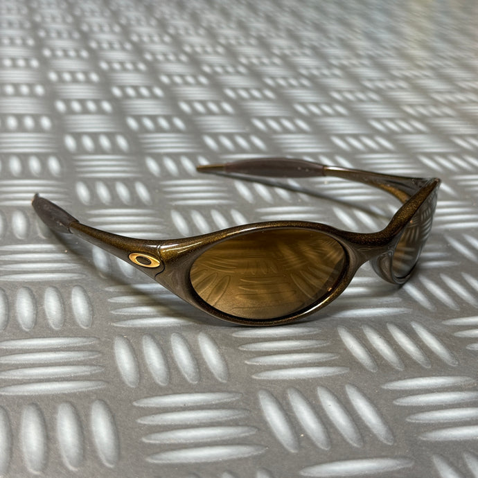 1990's Oakley Eye Jacket Bronze/Gold Sunglasses