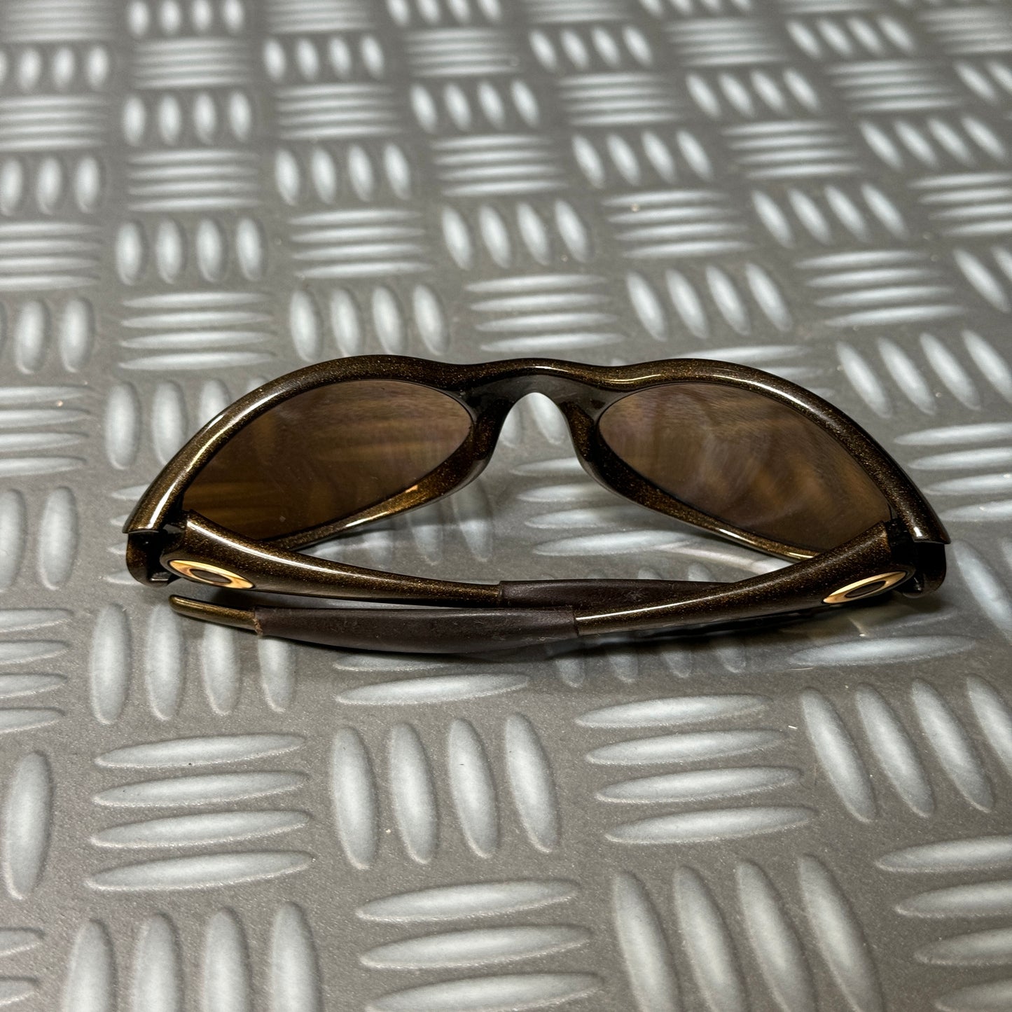 1990's Oakley Eye Jacket Bronze/Gold Sunglasses