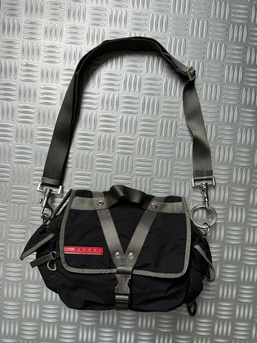 Early 2000's Prada Sport Bondage Strap Cross Body Bag