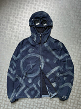 画像をギャラリービューアに読み込む, CP Company 1/500 Hand Painted Indigo 50 Hooded Goggle Jacket - Large