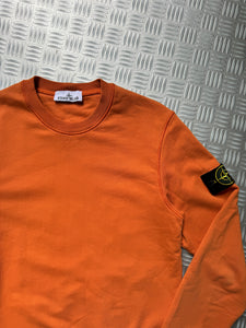 SS23' Stone Island Bright Orange Crewneck - Medium