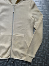 画像をギャラリービューアに読み込む, Early 2000&#39;s Prada Sport Cream Knitted Zip Hoodie - Womens 8