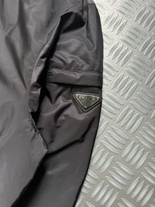 Prada Milano Gun Metal Grey Zipped Jacket - Large / Extra Large