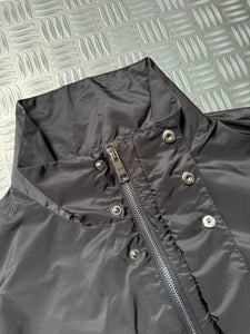 Prada Milano Gun Metal Grey Zipped Jacket - Large / Extra Large