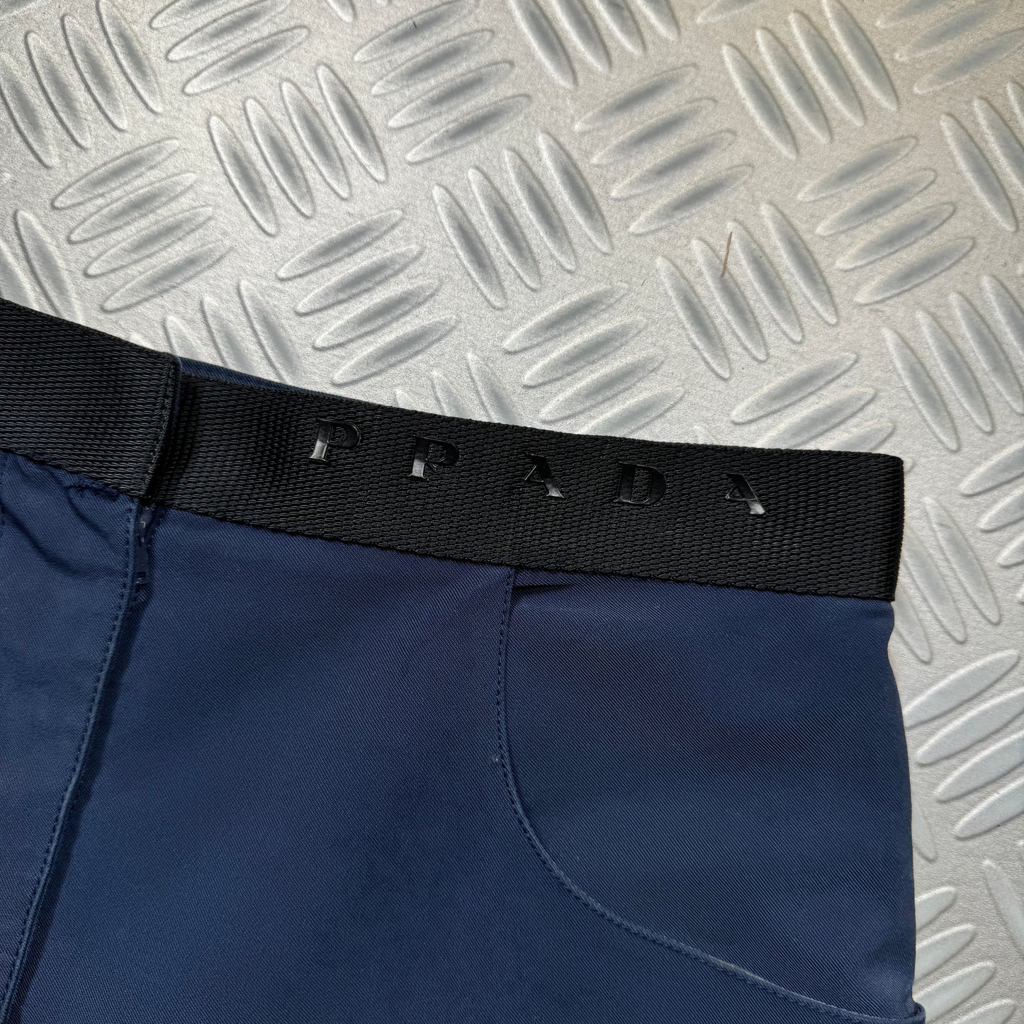 Early 2000's Prada Mainline Midnight Navy Maxi Skirt - WMNS 6-8