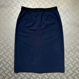 Early 2000's Prada Mainline Midnight Navy Maxi Skirt - WMNS 6-8