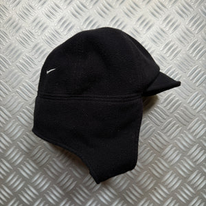 Early 2000's Nike Black 5in1 Fleece Cap