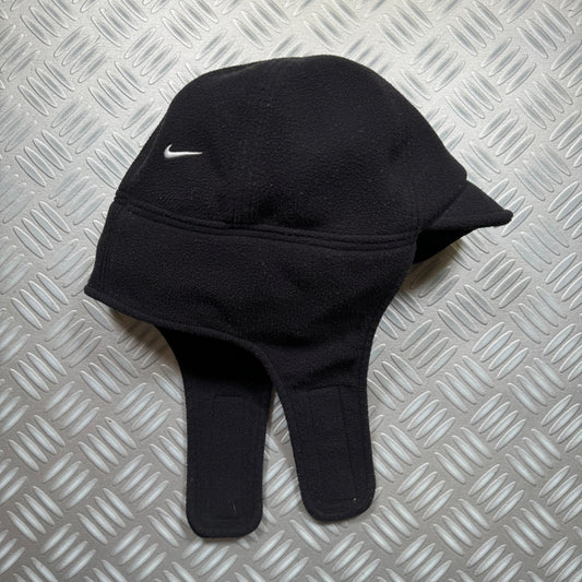 Early 2000's Nike Black 5in1 Fleece Cap