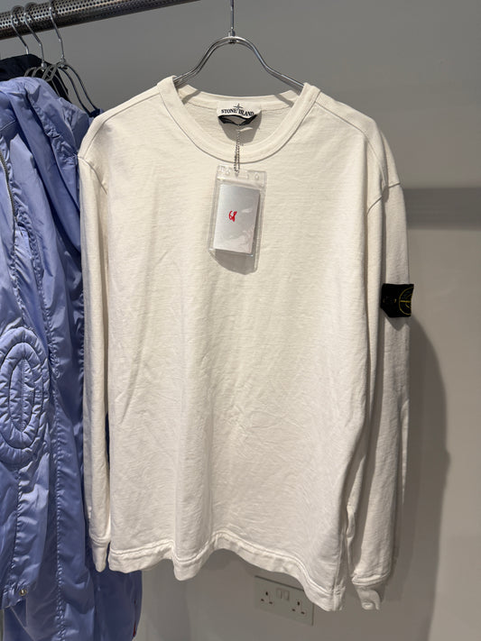 Stone Island Ivory Crewneck