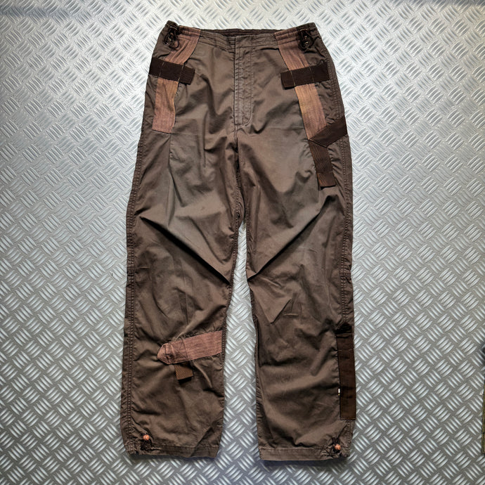 Maharishi 'Patchwork' Taped Brown Utility Pants - 32