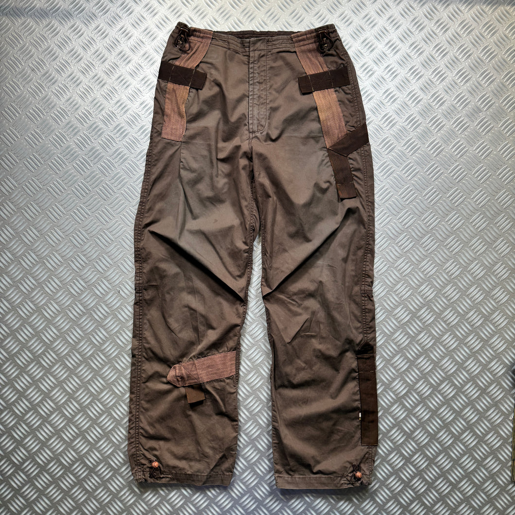 Maharishi 'Patchwork' Taped Brown Utility Pants - 32