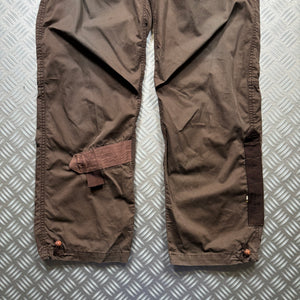 Maharishi 'Patchwork' Taped Brown Utility Pants - 32" Waist