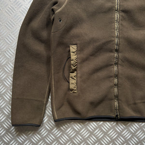 Early 2000's Prada Sport Nylon Hood Fleece Jacket - Medium