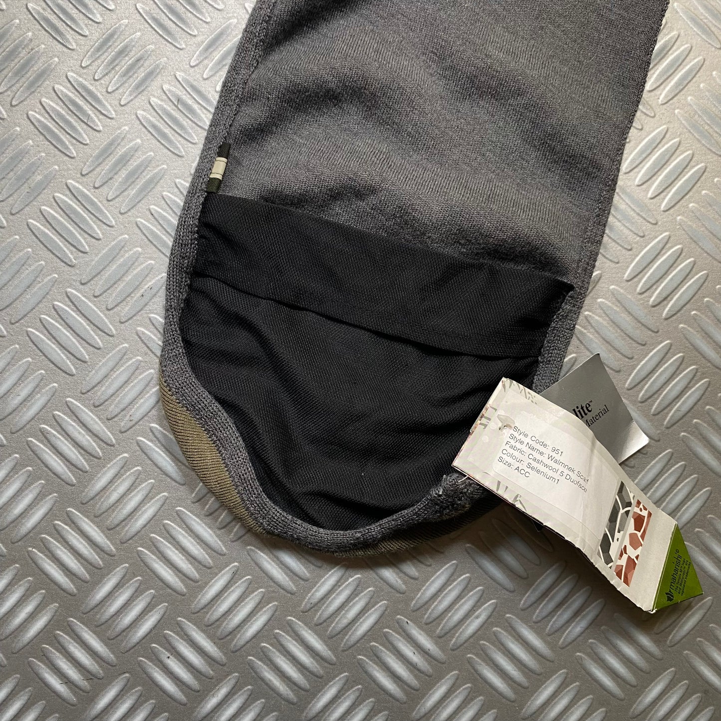 Maharishi Reversible Cashwool Pocket Scarf