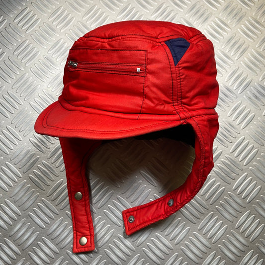 Vintage Two-Tone Pocket Flight Cap