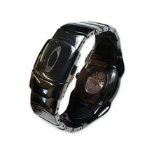 Load image into Gallery viewer, 1998 Oakley Ion Plated Iridium Black Stainless Steel Time Bomb Watch