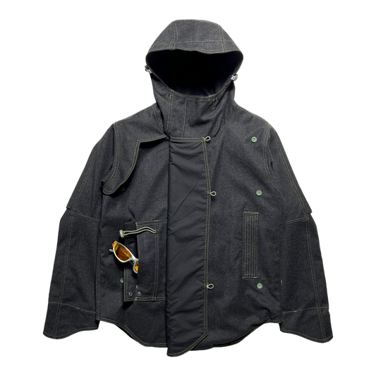 Veste Maharishi Panelled Loro Piana Wool Storm System de la fin des années 90 - Extra Large