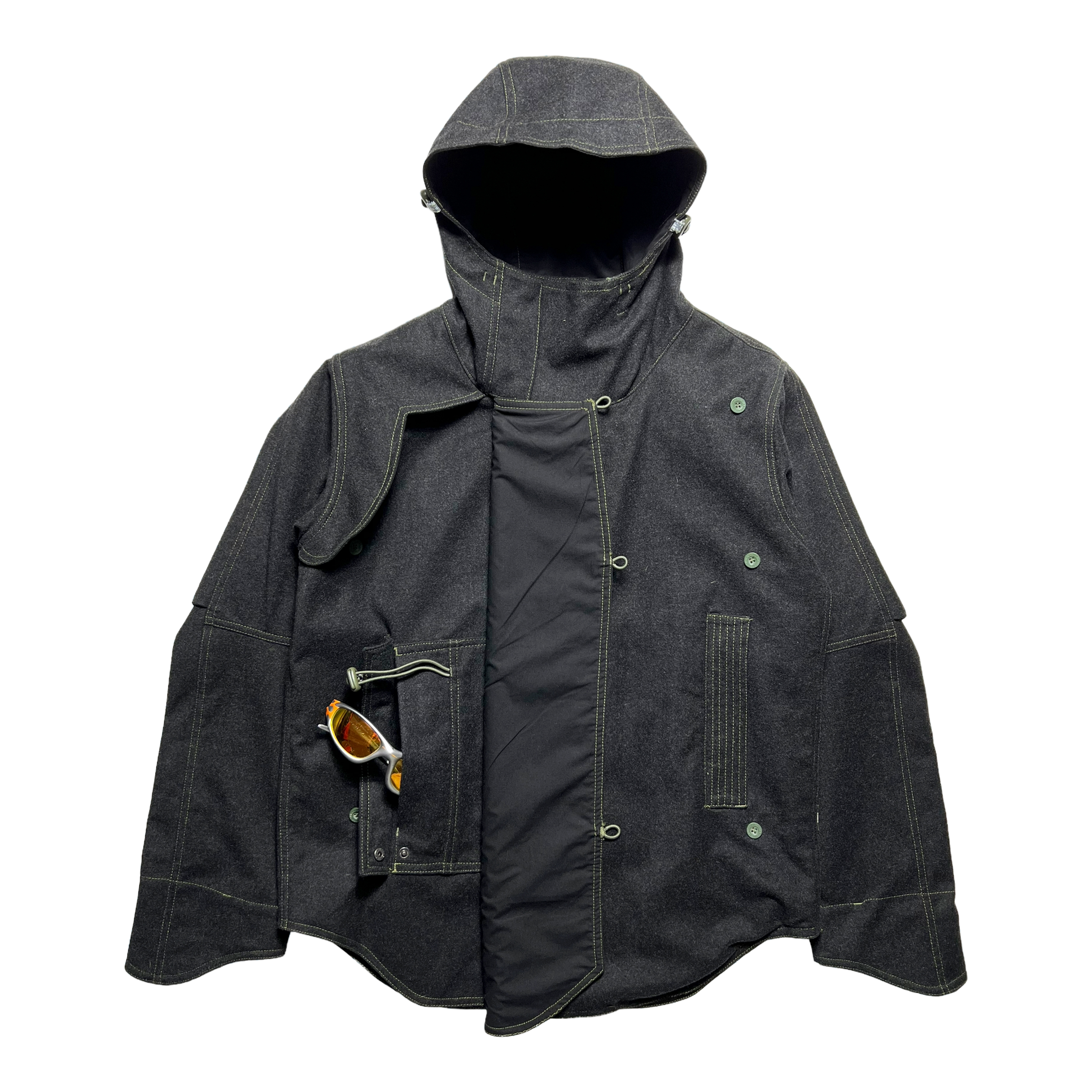 Late 90's Maharishi Panelled Loro Piana Wool Storm System Jacket