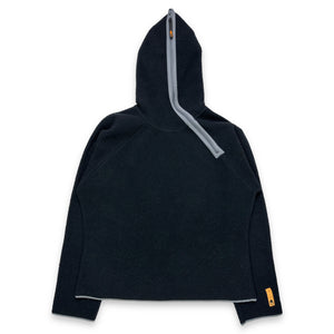 Nike Black Asymmetric Zip Fleece Pullover - Small