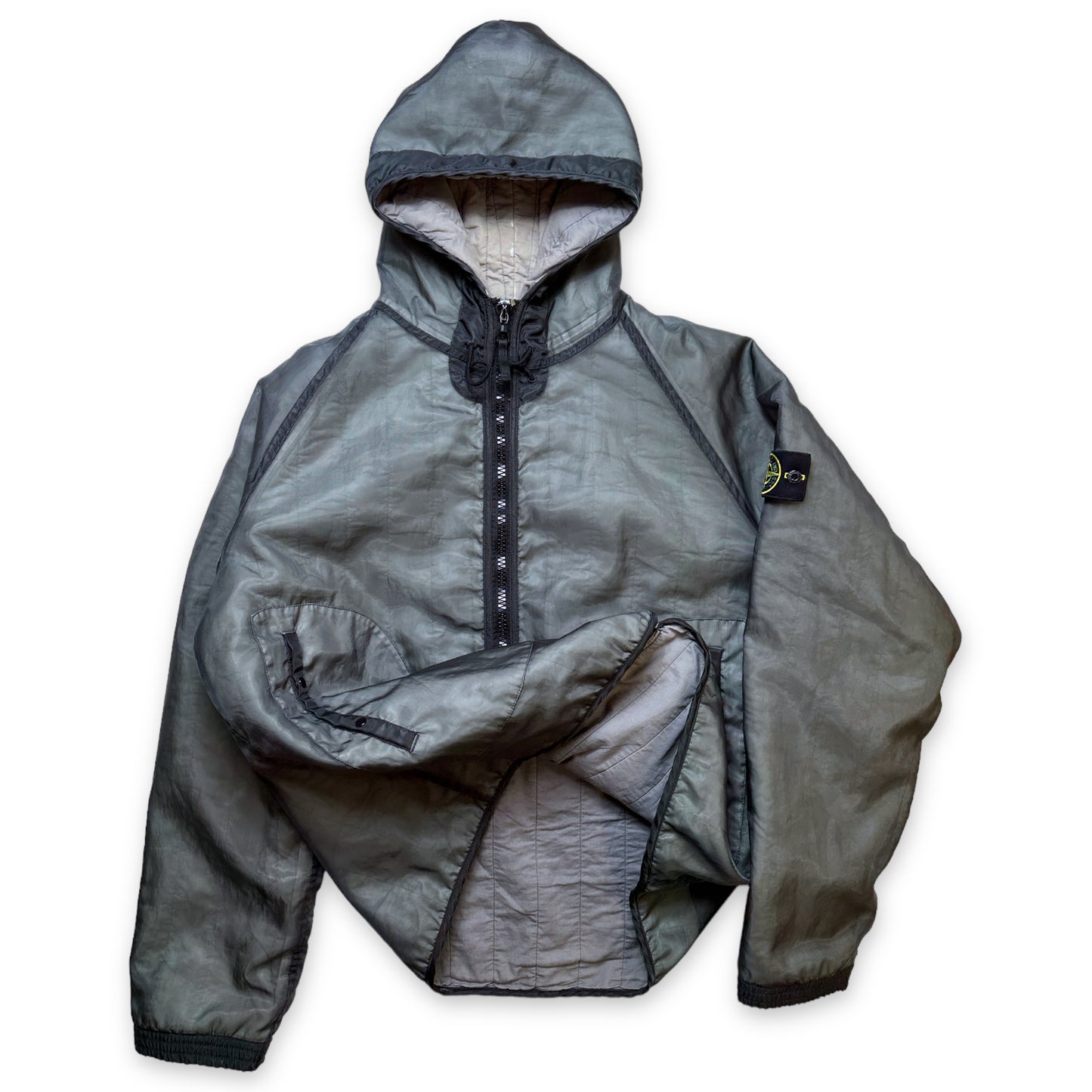 AW01' Stone Island Quilted Monofilament Jacket - Extra Large / Extra Extra Large