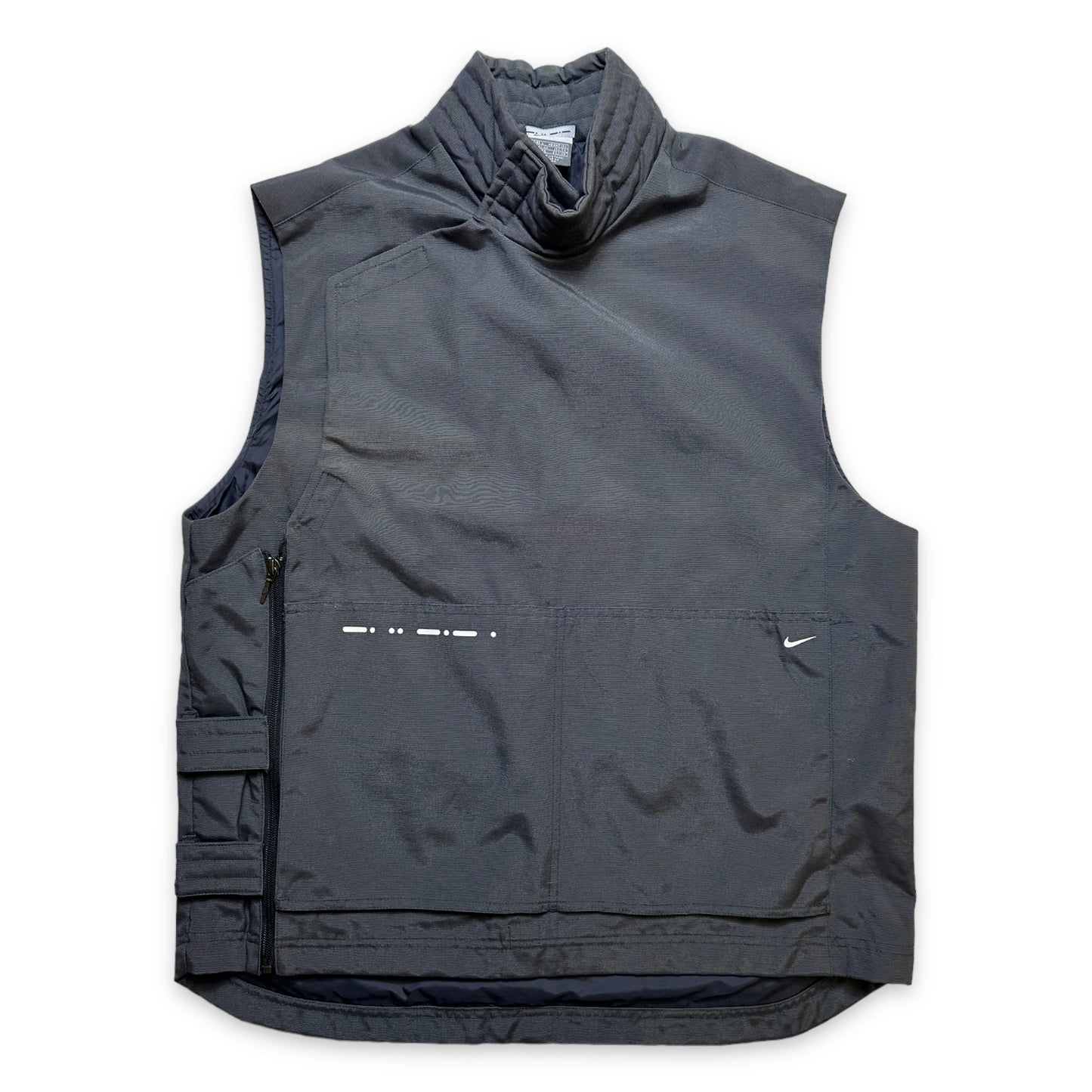 Nike Morse Code Technical Asymmetric Closure Vest - Large / Extra Large