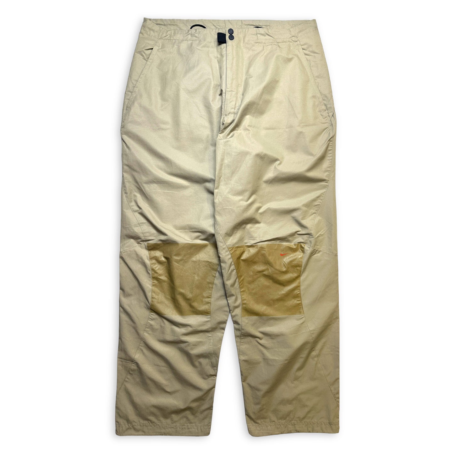 Nike Morse Code Panelled Beige Bottoms - Extra Large