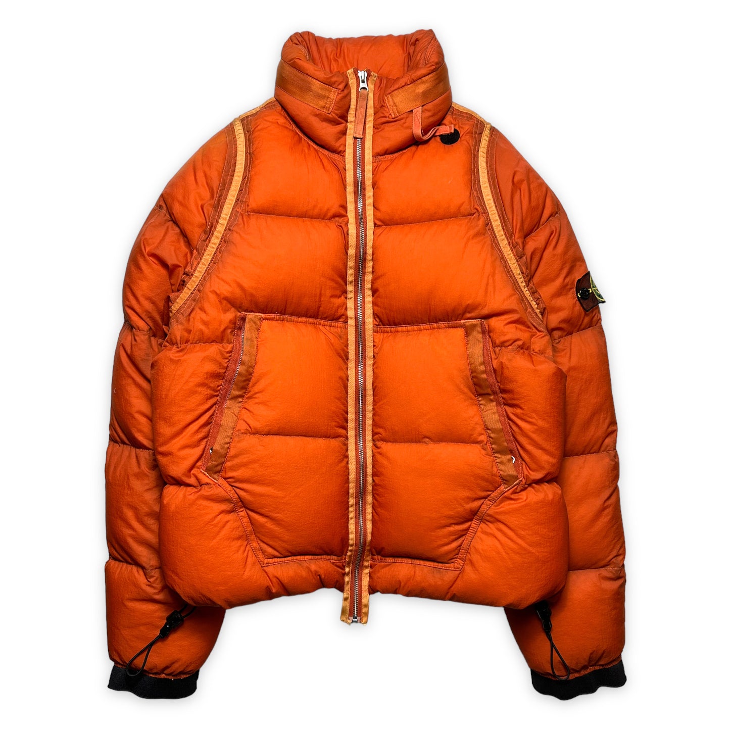 AW08' Doudoune en duvet d'oie opaque orange vif Stone Island - Moyen