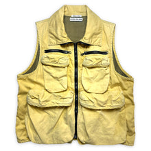 Load image into Gallery viewer, SS95’ Stone Island Honeycomb Yellow Multi Pocket Vest - Small