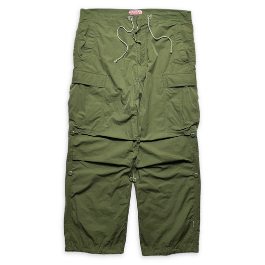 Pantalon cargo ample kaki Maharishi - Grand