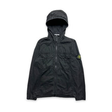 Load image into Gallery viewer, Stone Island Black Double Pocket Hooded Overshirt - Small