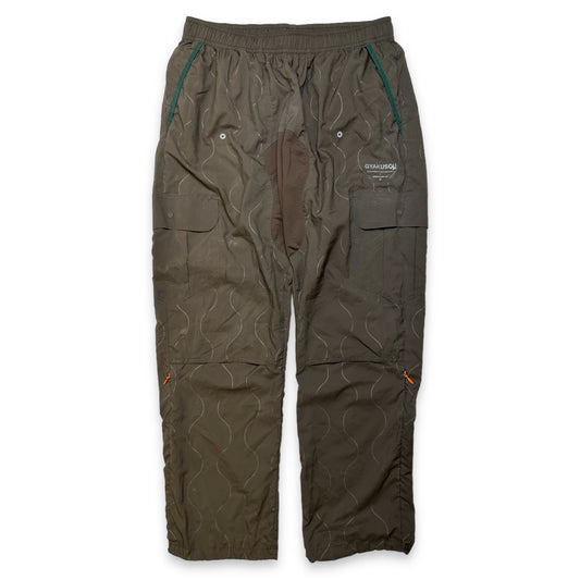 Pantalon de survêtement technique Nike x Undercover 'Gyakusou' marron - Taille 28-32"